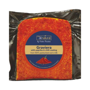 Graviera Form Cow Milk With Paprika & Chilli Coating