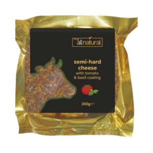 Semi-Hard Cheese With Tomato & Basil Coating